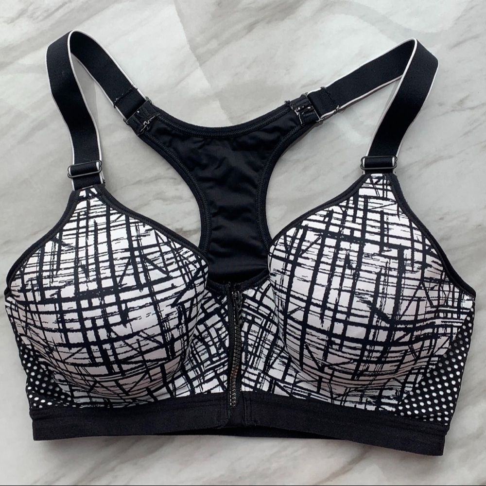 Zip-Up Sports Bra